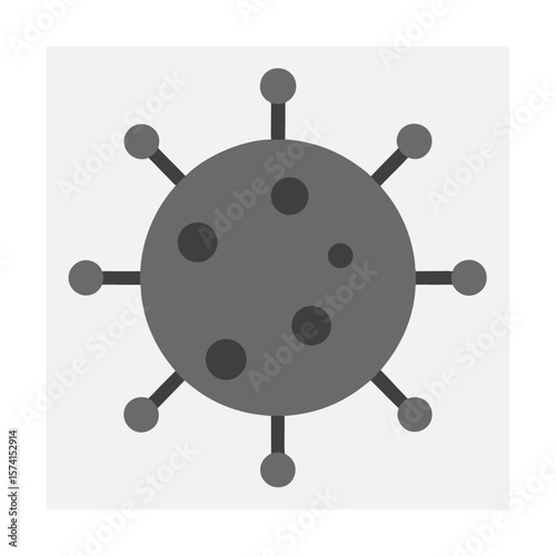 Virus Ball with Projections in Blank Minimal Form
