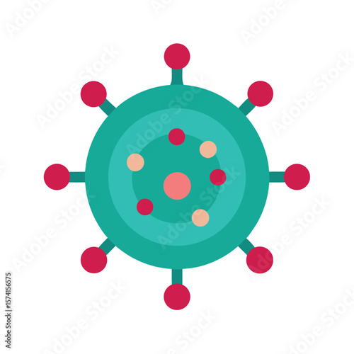 Outer Ring Only Transparent Virus Structure