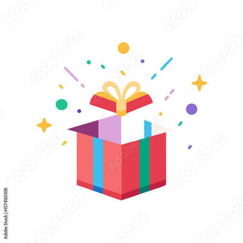 gift box vector illustration