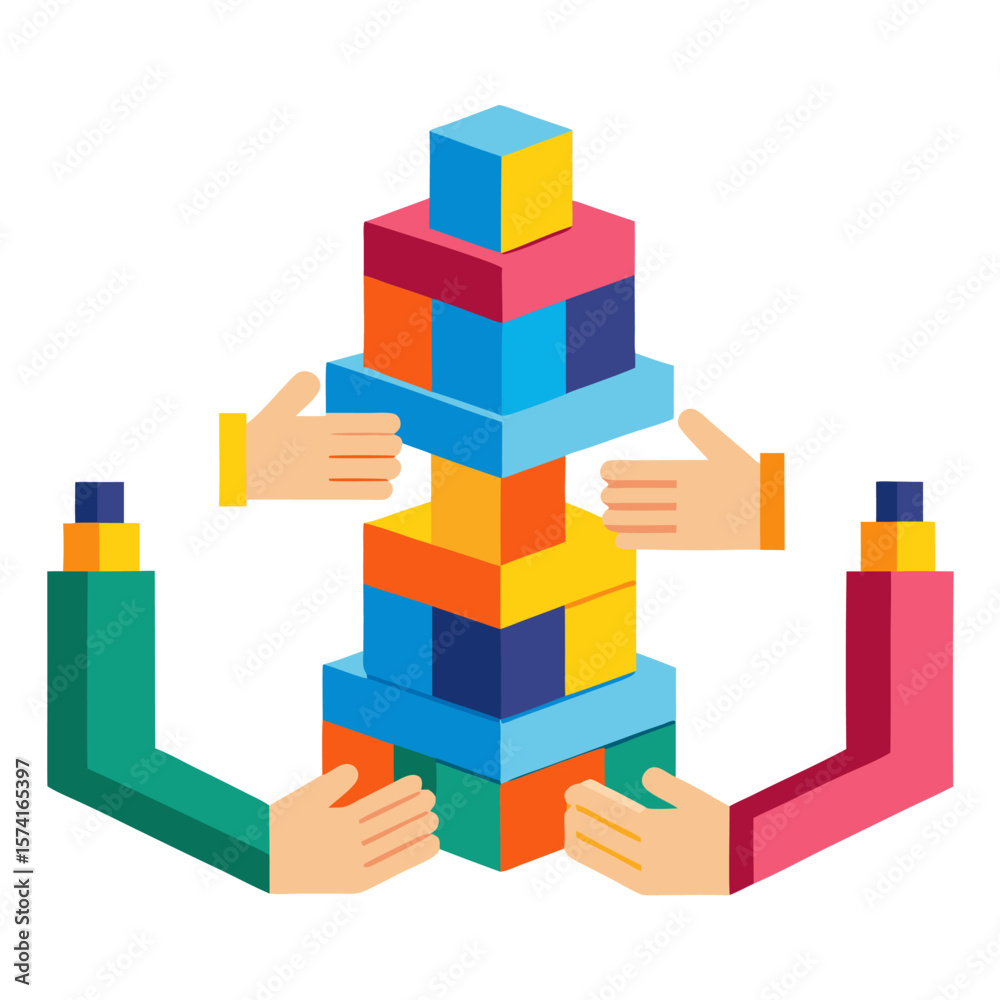 Fototapeta premium toy building blocks