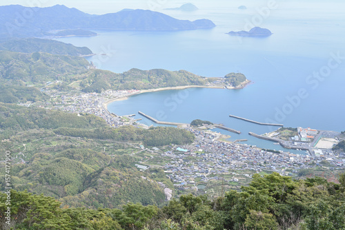周防大島　安下庄湾の景色