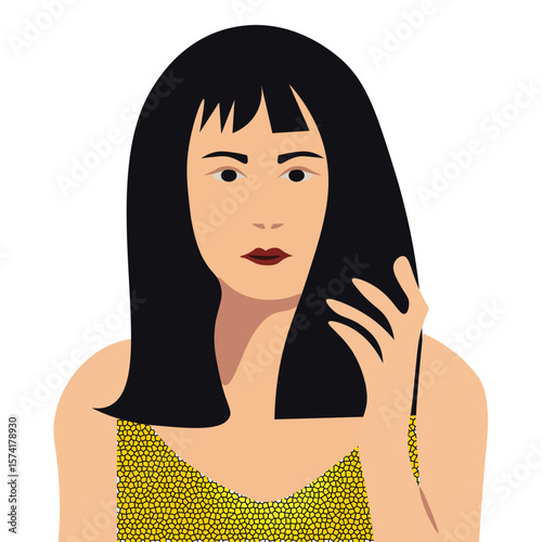 A GIRL VECTOR 