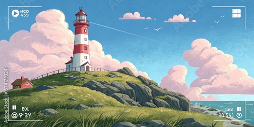 lighthouse on the beach
