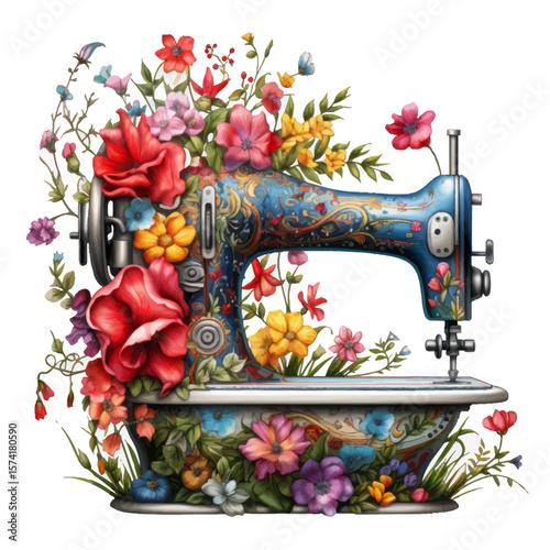 old sewing machine