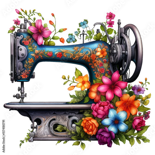 vintage sewing machine