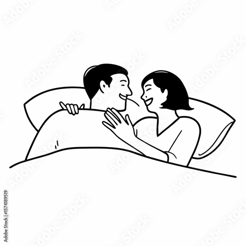 Sincere laughing bonding happy middle aged senior married couple cuddling, having fun enjoying communicating, isolated on white wall, showing candid loving feelings, good family relations concept.