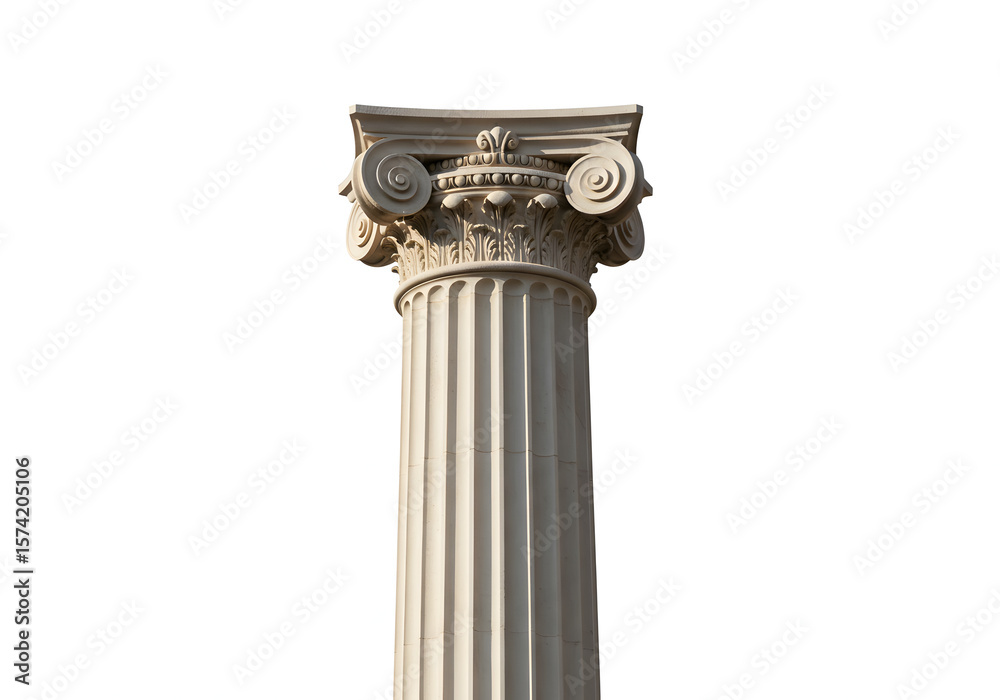 Fototapeta premium Classical Corinthian Column Capital