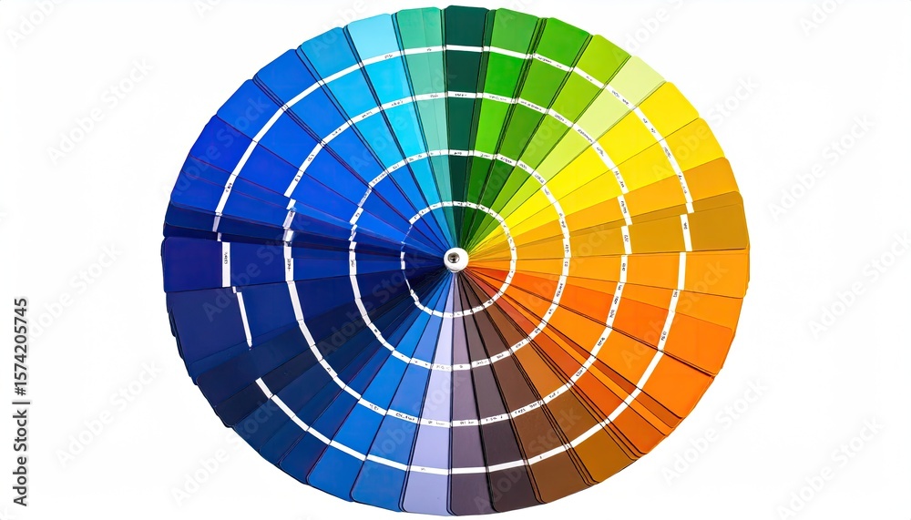 Obraz premium Circular color palette