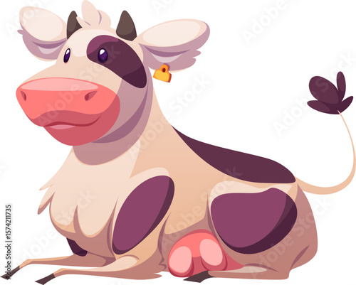 Cute Cow Mascot