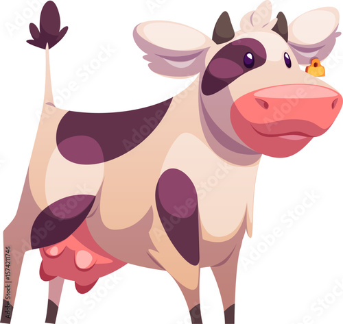Cute Cow Cartoon