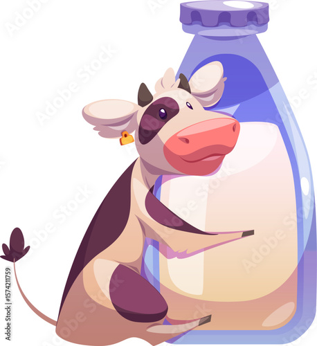 Cow with Milk