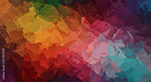 abstract background with colorful squares