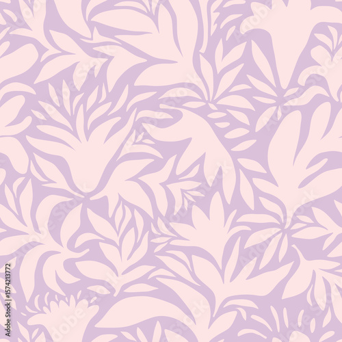Wallpaper Mural floral pattern, leaves, flower pattern, leaf pattern, abstract pattern. Torontodigital.ca