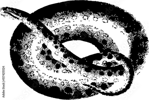 Print effect snake