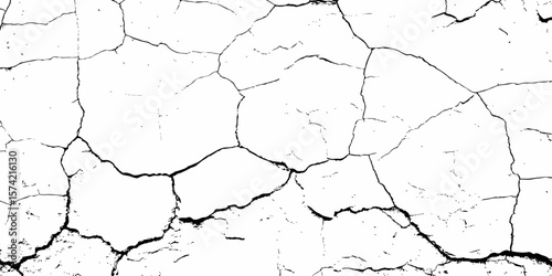 white textured wall with cracks and brick foundation, creating a distressed and some dark spots, textured appearance. it looks aged