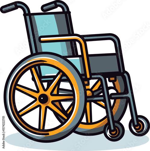 Wheelchair Illustration for Mobility and Accessibility Needs