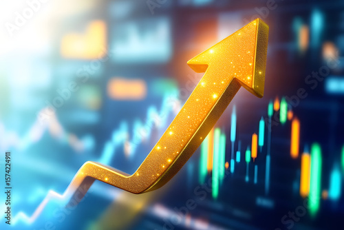 Golden Arrow Financial Growth Market Success Business Investment