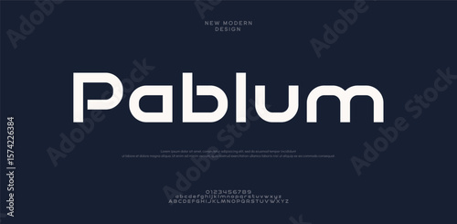 Pablum  Font. Luxurious Glamour Exclusive Regular Font. Uppercase Lowercase and Number. Minimal Fashion Design