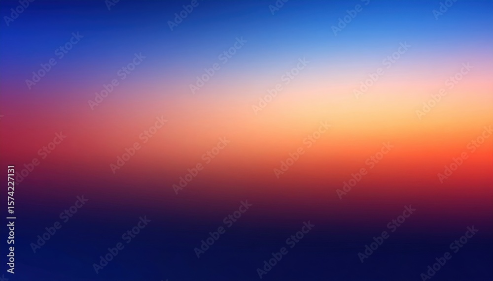 Obraz premium Colorful Sunset Gradient Background