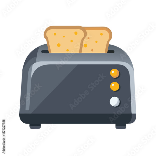 toaster isolated on white