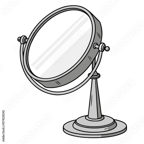 Oval Vanity Mirror tabletop reflective