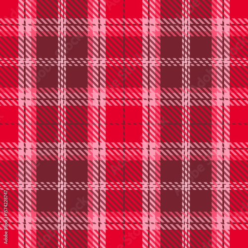 Tartan plaid seamless pattern for making dress, skirt, and other cloth