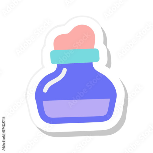 Clear plastic water bottle isolated on a white background
