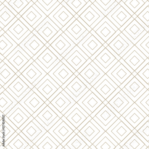 gold luxury color Background pattern seamless geometric line abstract vector.