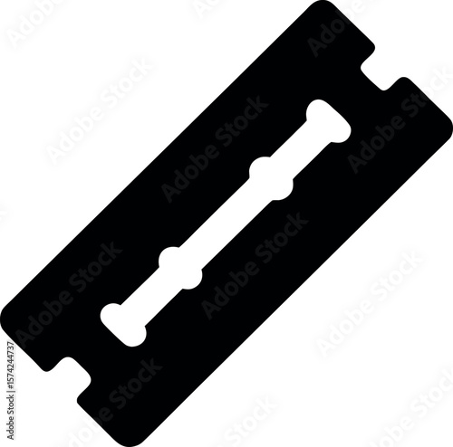 Razor Blade Silhouette