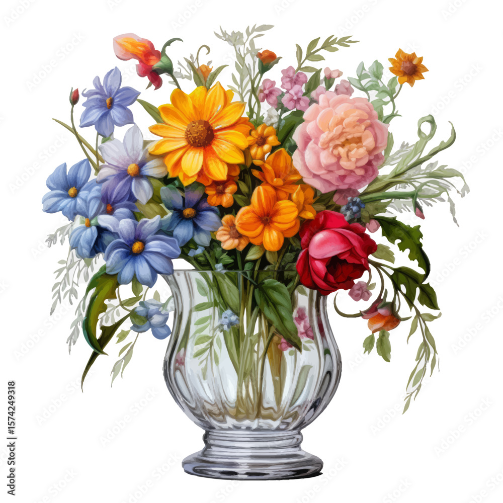 Fototapeta premium bouquet of flowers