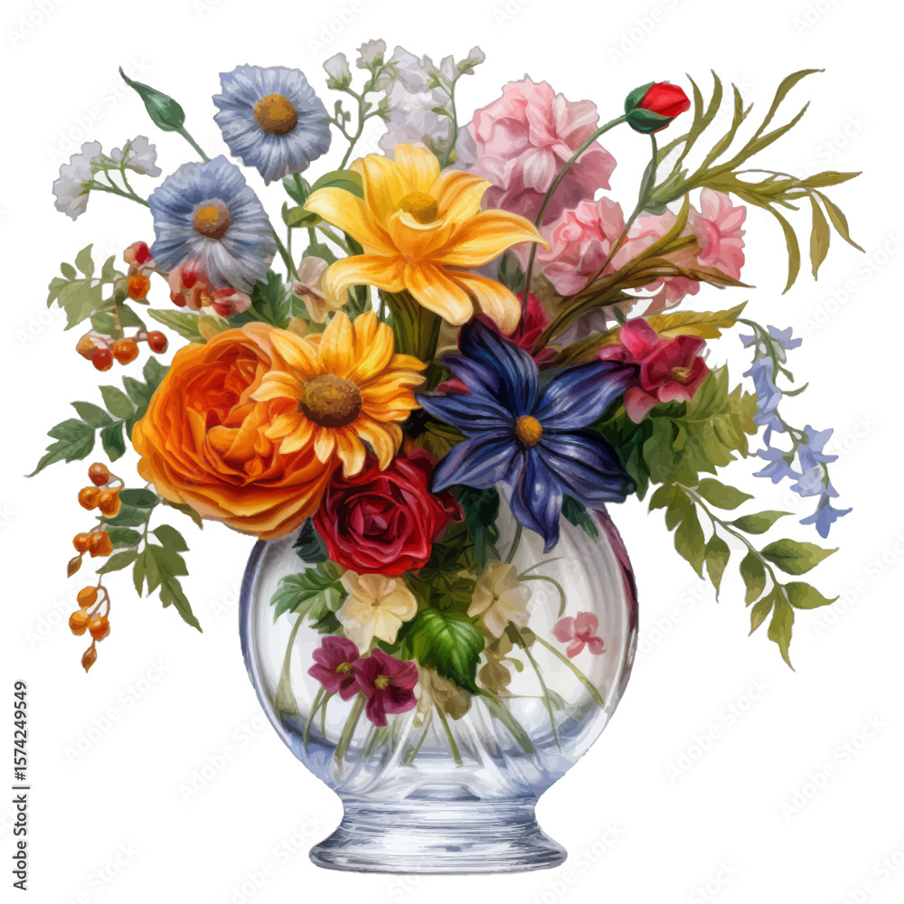 Fototapeta premium bouquet of flowers