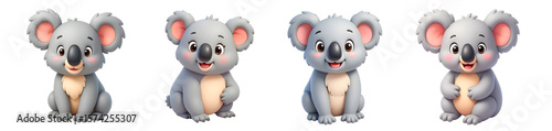 Photography Cute Cartoon Koalas PNG Transparent Background