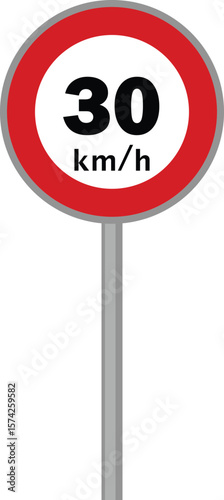Speed Limit Sign 30 km/h