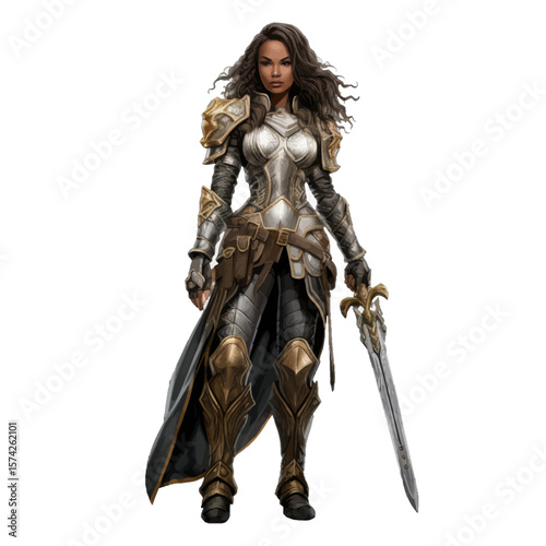 woman with sword