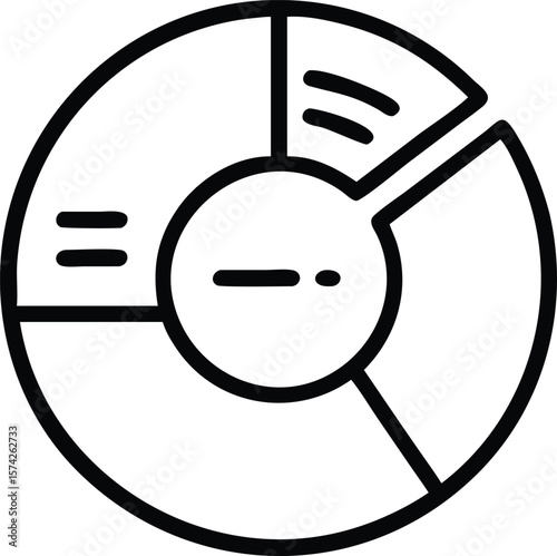 search icon on round internet button