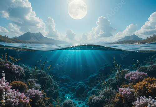 Under water view