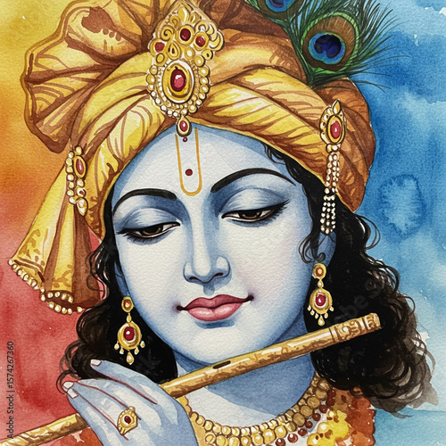 Close-Up of Meditative Lord...