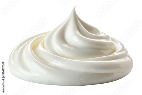 Swirl of White Cream