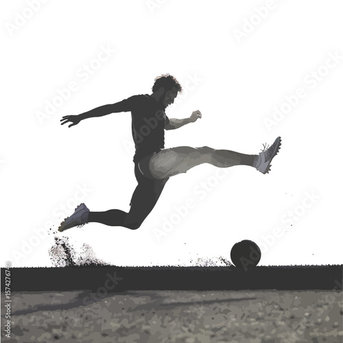 man jumping on the beach