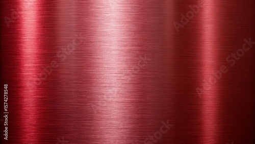 Closeup view of a brushed red metallic surface with a gradient effect