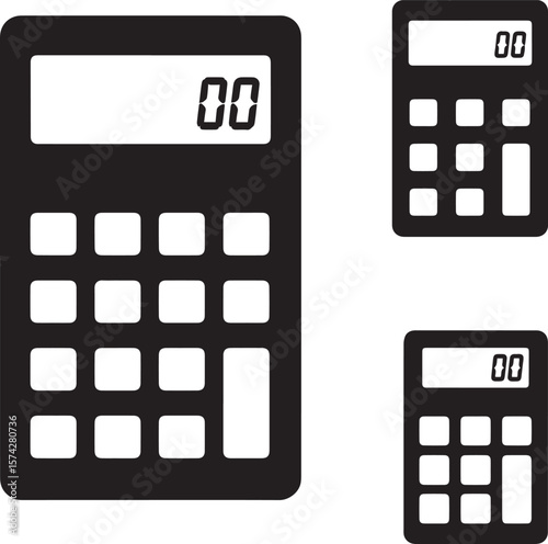 Mathematical Precision: A minimalist representation of a calculator with a clear display. The iconic design symbolizes the core principles of calculation and financial analysis.