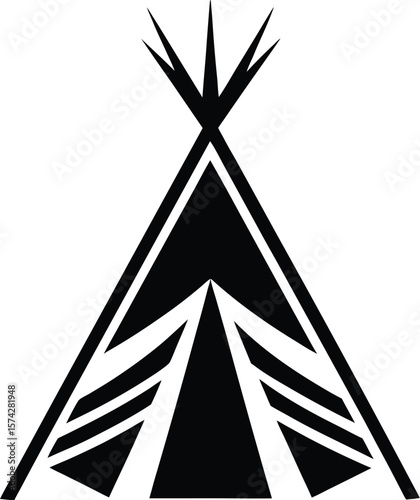 Geometric Tribal Teepee Tent

