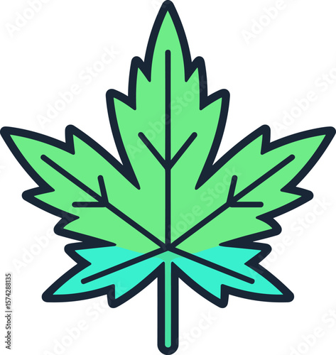 Maple Leaf Illustration: A Symbol of Nature and Autumnal Beauty