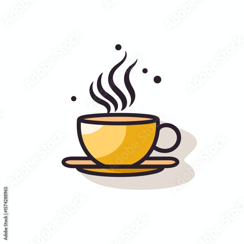 Aromatic Coffee Cup: A Moment of Warmth and Flavor