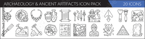 Archaeology & Ancient Artifacts Icon Pack