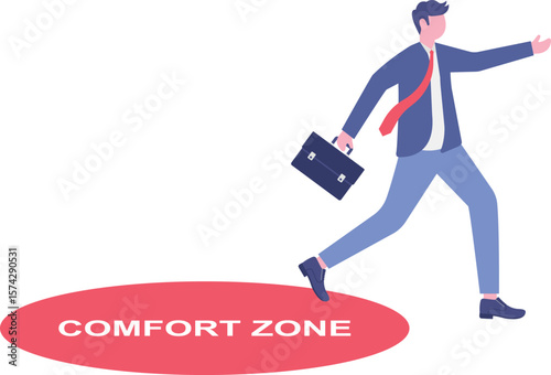 Step out of comfort zone or safe zone, dare to walk your own way or manage to exit from routine job to start new business

