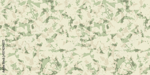 Textured vector pattern. Green distress seamless print