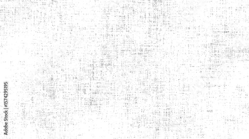 PrintWorn noise grunge texture with scattered faded pixels and rough surface. Abstract distressed overlay on white background. Vintage digital static pattern art.