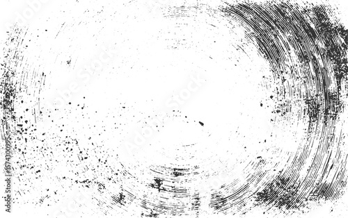 Glitch distorted grunge layer. Noise destroyed texture, Subtle grain texture overlay. Grunge vector background. Black and White Texture.