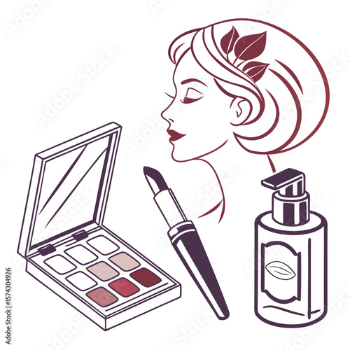 make up artist applying powder and makeup